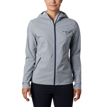 Columbia Heather Canyon Softshell, Chamarras Grises Para Mujer | 941278-DUQ